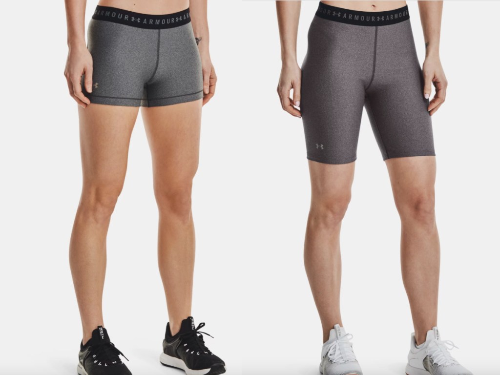 two under armour bike shorts