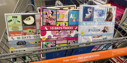 ** 10 Days of Socks Character Advent Calendar Only $5 on Walmart.online | Disney, Star Wars, Coonlineelon, & More