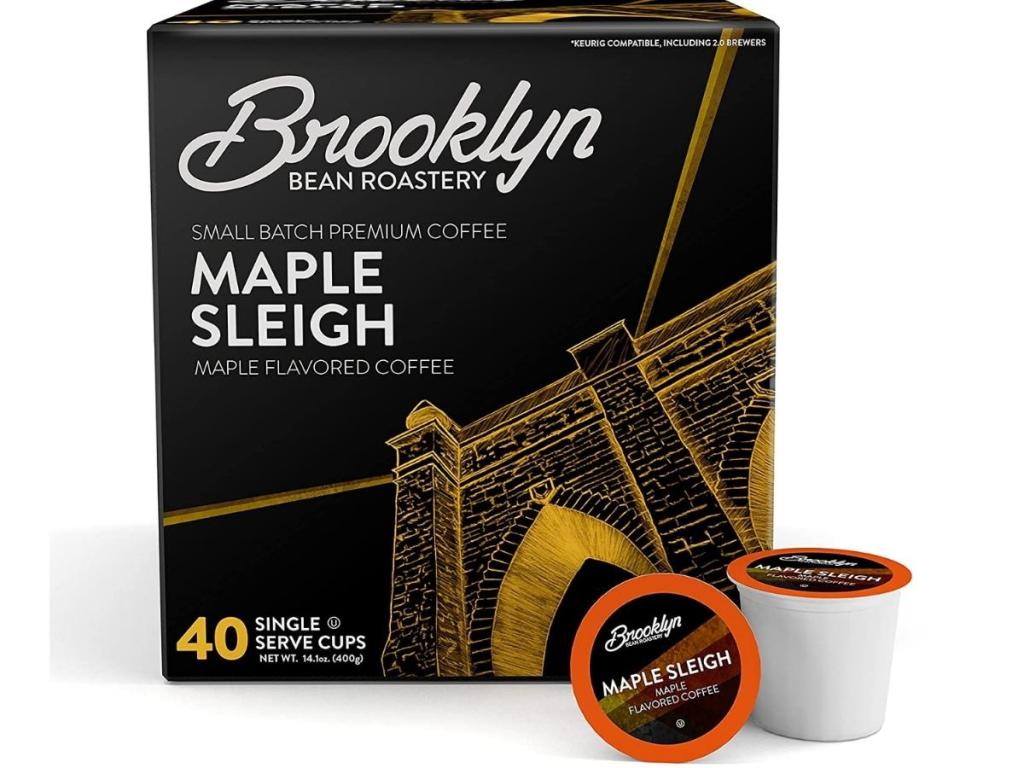 Brooklyn Beans Coffee K Cup 40-Count, Maple Sleigh