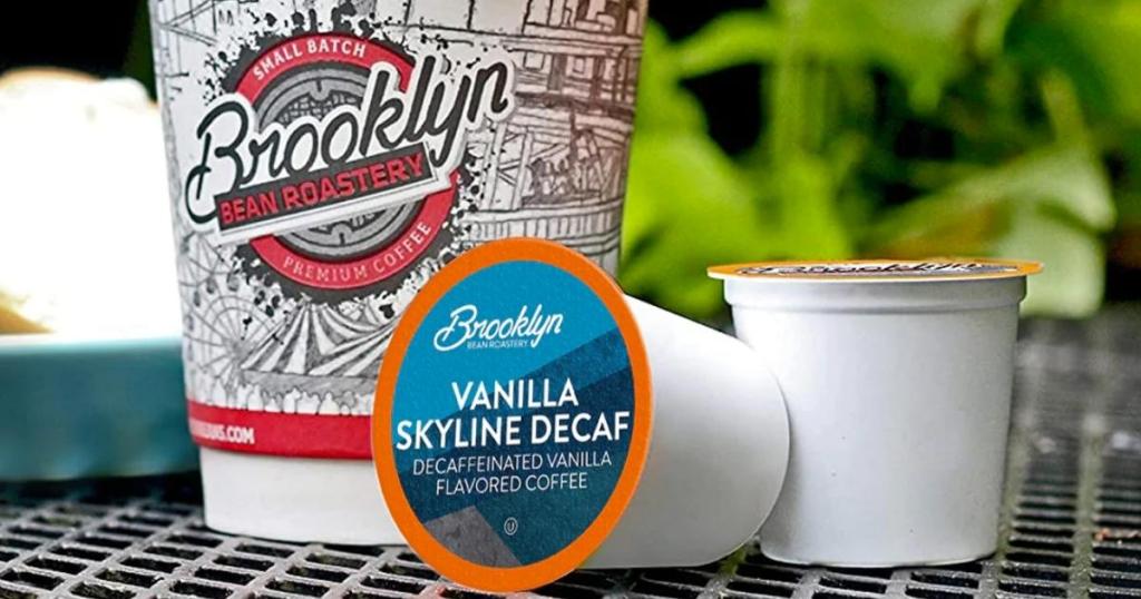 Brooklyn Beans Coffee K Cup 40-Count, Decaf Vanilla Skyline