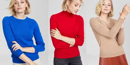 Cashmere Sweaters Just $39.99 Shipped on Macys.online (Regularly $99) | Early Black Friday Special