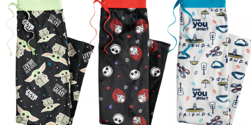 Character Pajama Pants Only $8.49 on Kohl’s.online (Regularly $24) | Star Wars, Disney, Friends, & More