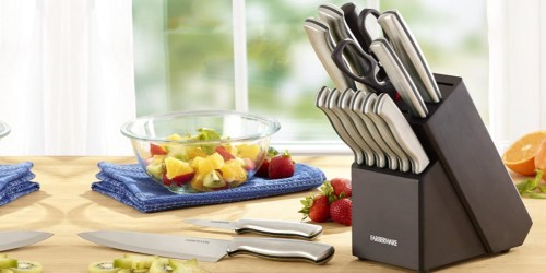 Farberware 15-Piece Stainless Steel Knife Block Set Just $19.99 on Amazon (Regularly $50)