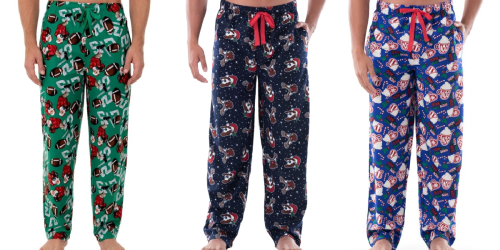 ** Fruit of the Loom Men’s Holiday Fleece Pajama Pants Only $7.50 on Walmart.online