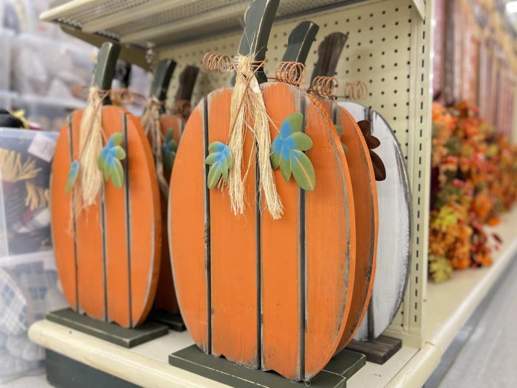 Hobby Lobby Distressed Wood Pumpkin