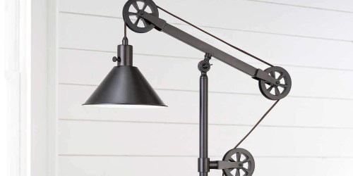 Industrial Pulley Table Lamp Only $29.99 Shipped on Costco.online (Regularly $50)