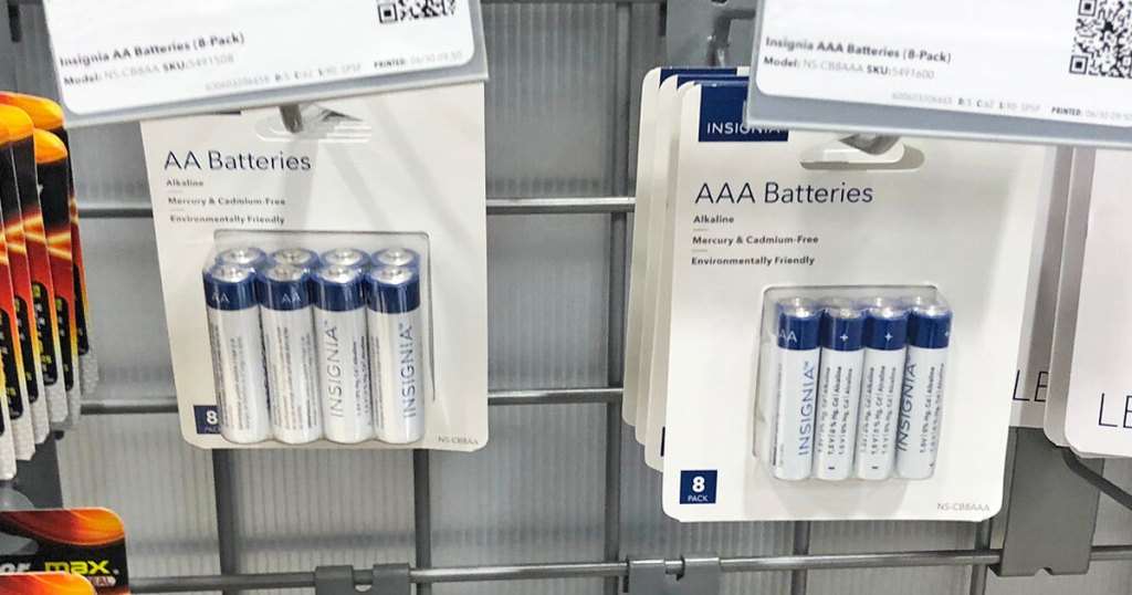 Insignia batteries at Best Buy