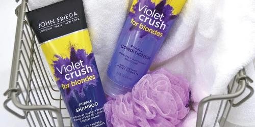 ** John Frieda Violet Crush Purple Shampoo or Conditioner Only $6.98 Shipped on Amazon (Regularly $12)