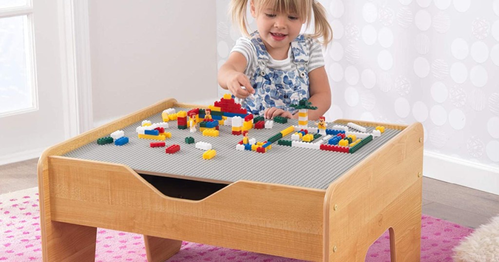 KidKraft Activity Table with blocks