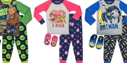 ** Kids Character Pajama & Slipper Sets from $10 on Walmart.online (Regularly $16)