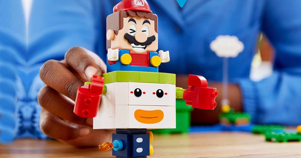 lego mario in clown car lego