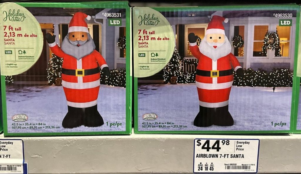 Lowe's Inflatable Santas