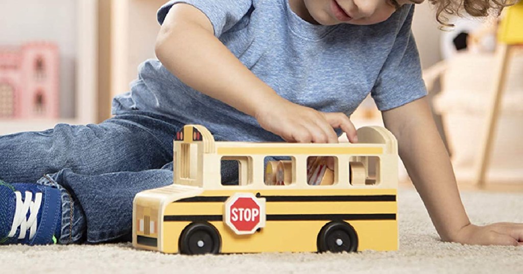 Melissa & Doug Wooden Bus