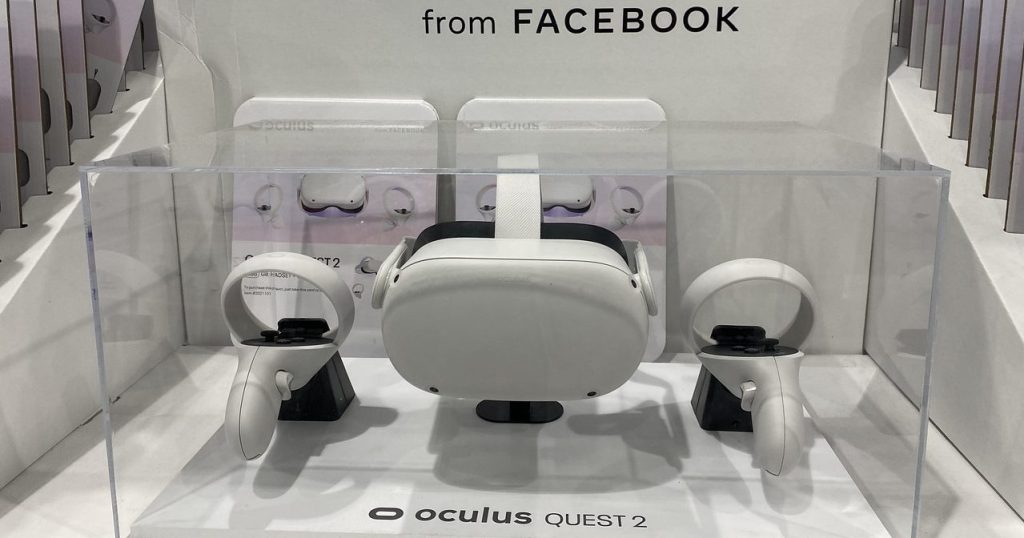 Oculus Quest 2 VR System in display