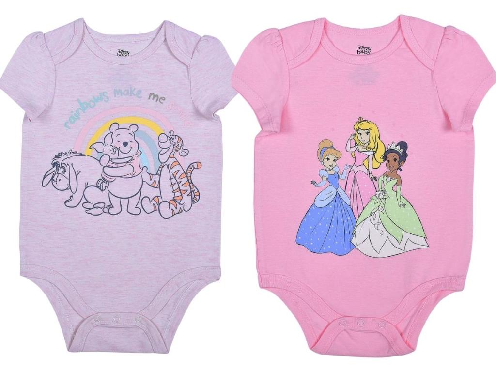 okie dokie girls winnie the pooh and princess onesies