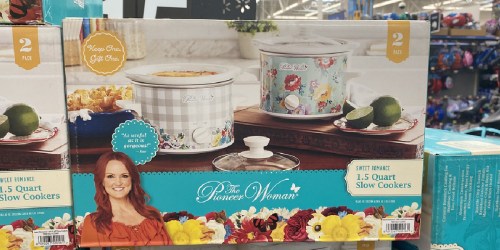 TWO Pioneer Woman 1.5-Quart Slow Cookers Just $19.99 on Walmart.online | Great for Dips & Sauces