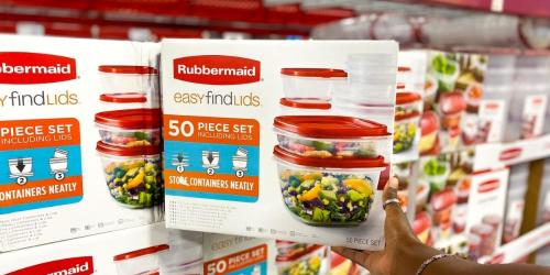 Rubbermaid Food Storage Container 50-Piece Set Only $9.98 Shipped on Sam’sClub.online (Regularly $20)