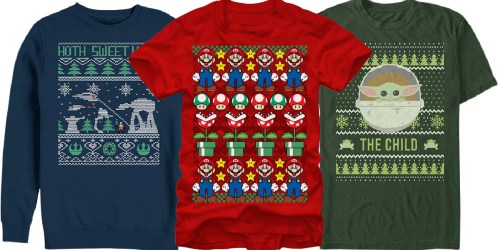 Ugly Christmas Tees & Sweaters from $4.99 on Zulily.online