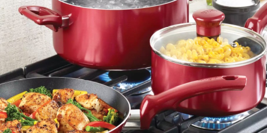 T-Fal 20-Piece Cookware Set Just $67.99 Shipped + Get $15 Kohl’s Cash (Regularly $150)