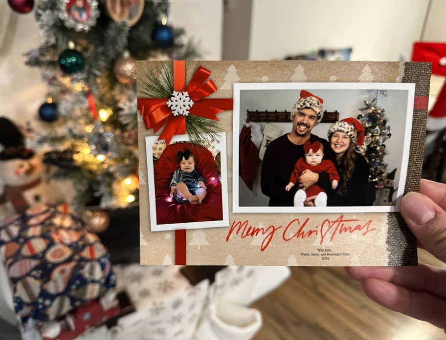 a walmart christmas card from Hip2Save's Shane