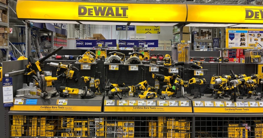 Up to 55% Off DeWalt Tools + Free Shipping