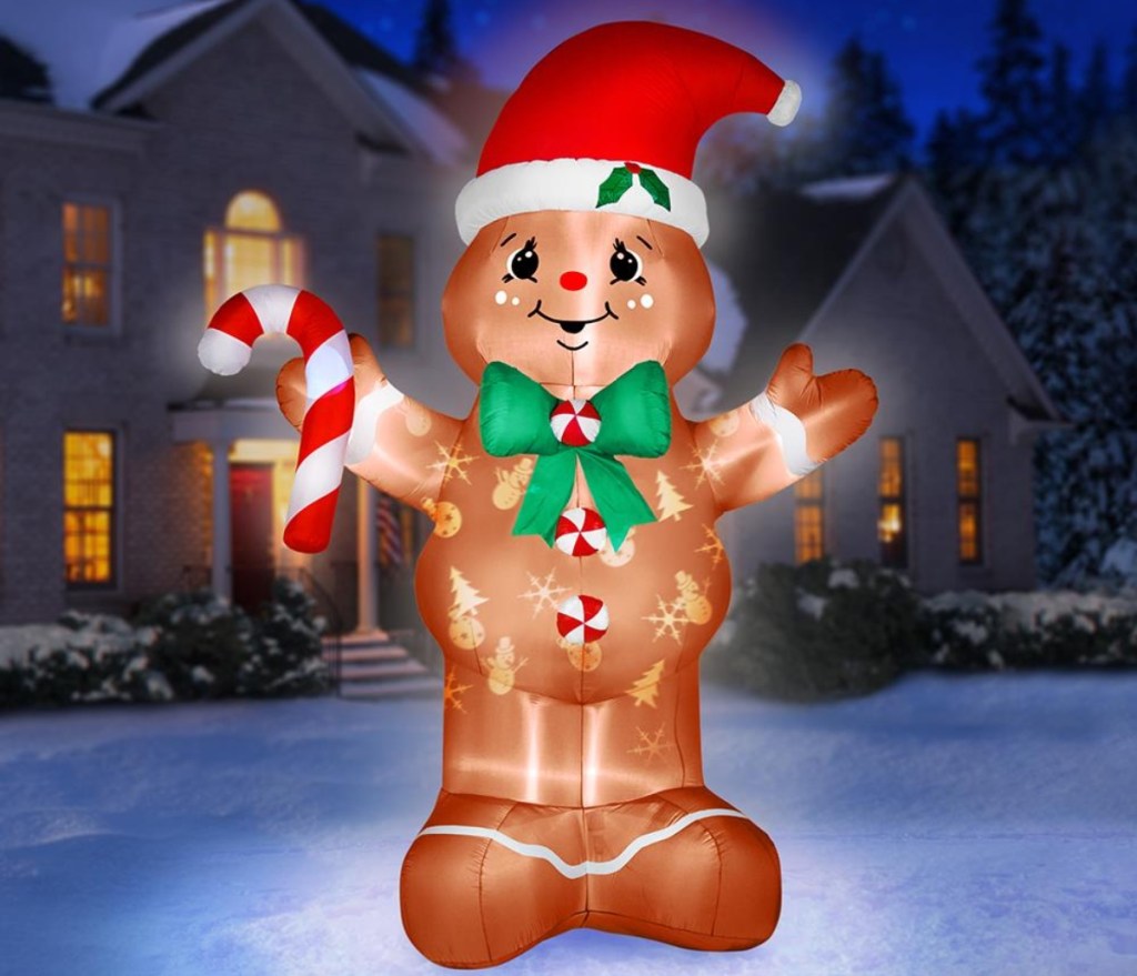 inflatable Gingerbread man