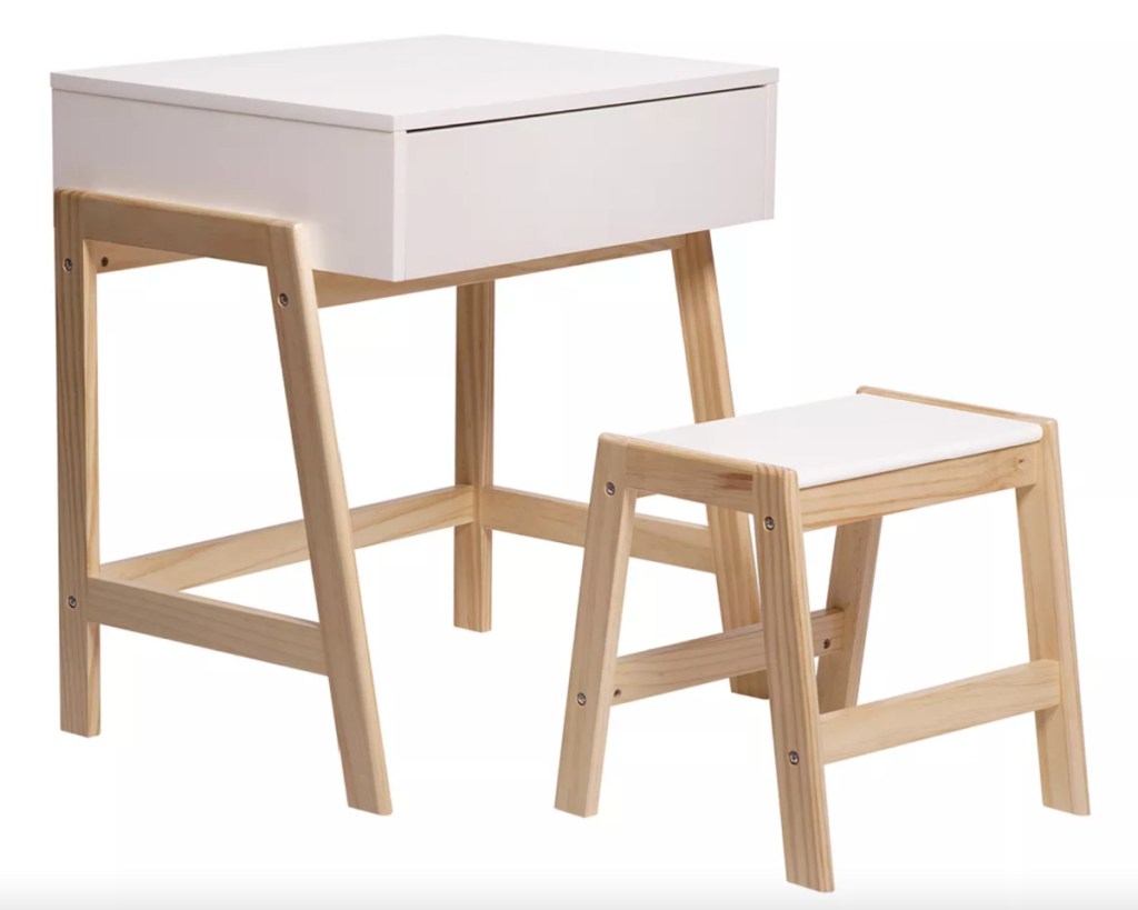 kids stool & table set