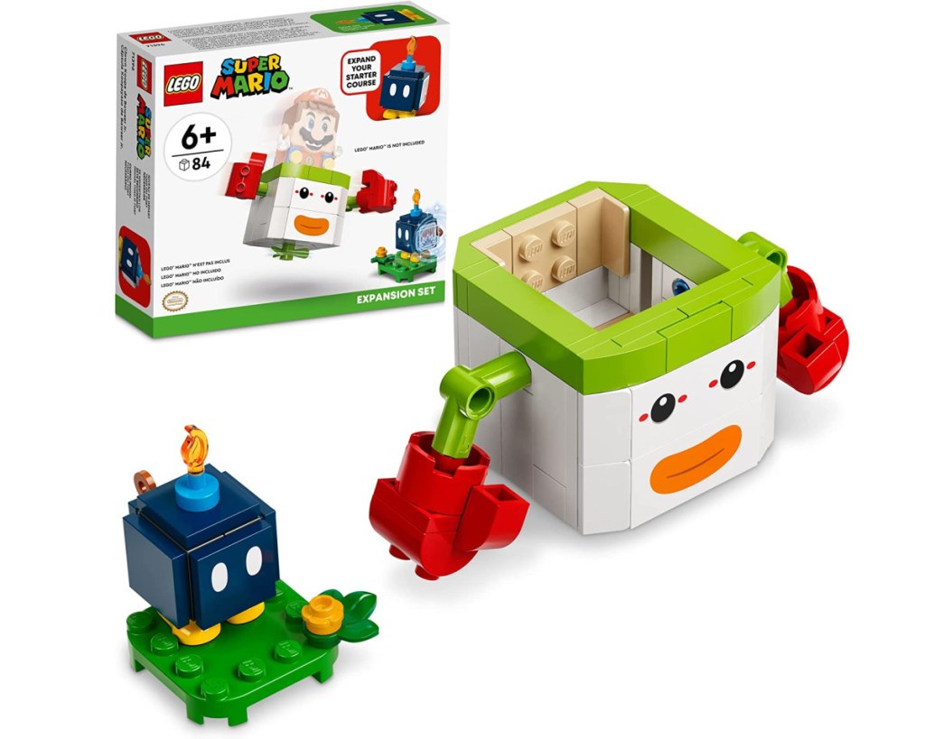 lego mario clown car box