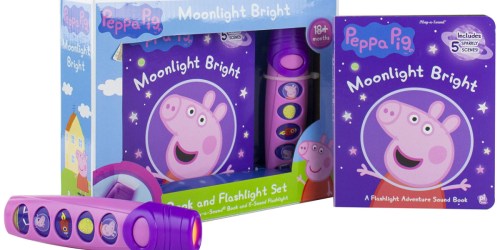 Peppa Pig Sound Book & Flashlight Set from $6.59 Each on Amazon or Target.online (Regularly $15)