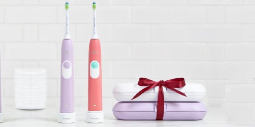 TWO Philips Sonicare Toothbrushes w/ Travel Cases ONLY $29.99 Shipped After Rebates on HSN.online (Regularly $120)