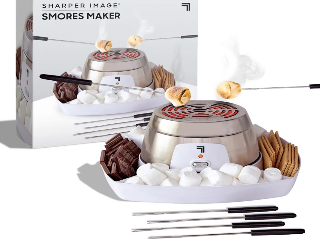 sharper image indoor s'mores maker set