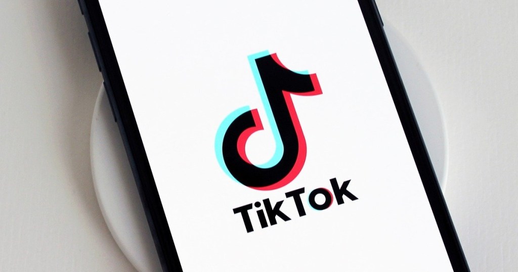 TikTok app on phone