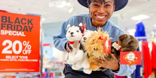 FAO Schwarz Plush Toys from $9.99 on Macy’s.online (Regularly $30)