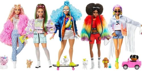 Barbie Extra Dolls 5-Pack Only $49 Shipped on Walmart.online (Regularly $120) | Includes 70 Accessories & 6 Mini Pets!