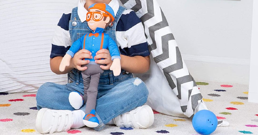 Blippi Bendable Plush Doll, 16” Tall-2