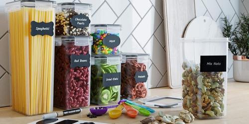 **Airtight Storage Containers 14-Piece Set Only $36.97 Shipped on Amazon (Reg. $60) | Includes Labels & Marker