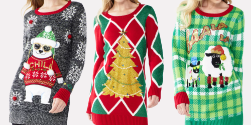 Women’s Christmas Tunic Sweater as Low as $16.87 on Kohl’s.online (Regularly $50)