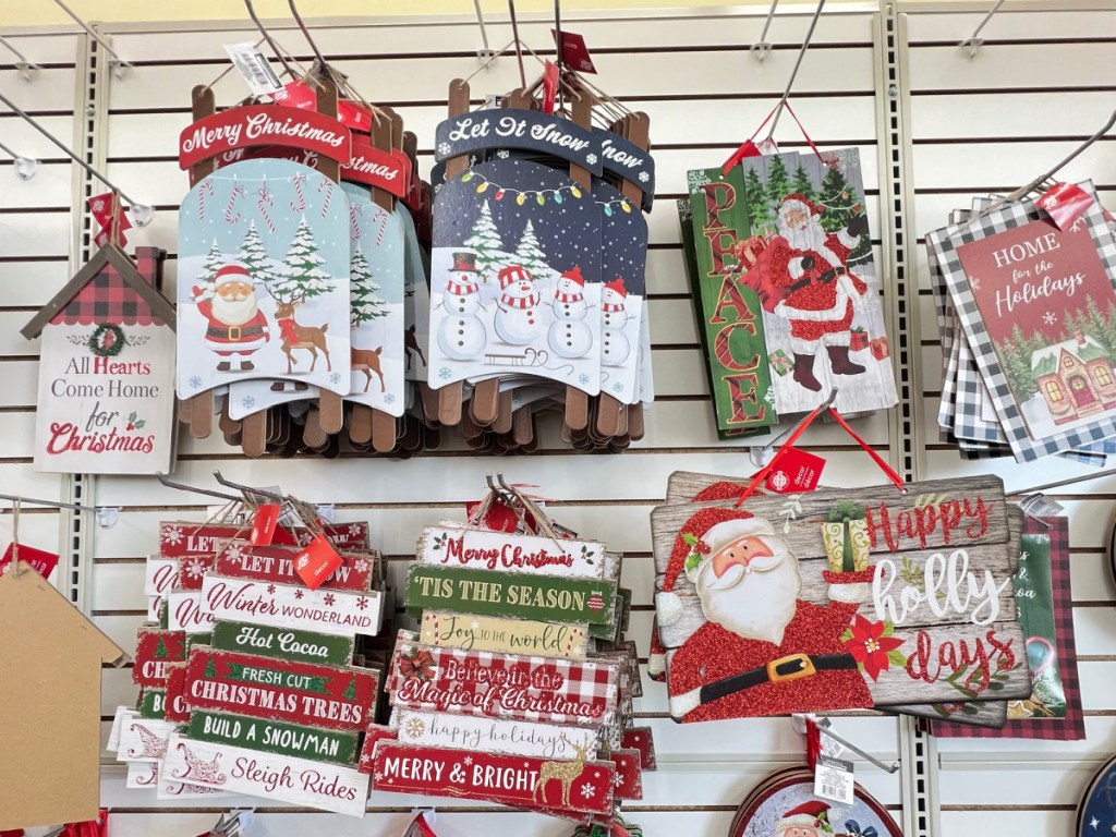 Christmas Wall signs 