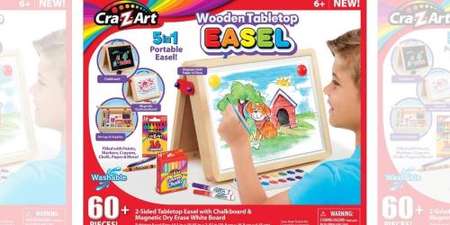 Cra-Z-Art 5-in-1 Wooden Tabletop Art Easel Only $11.96 on Walmart.online (Regularly $22)