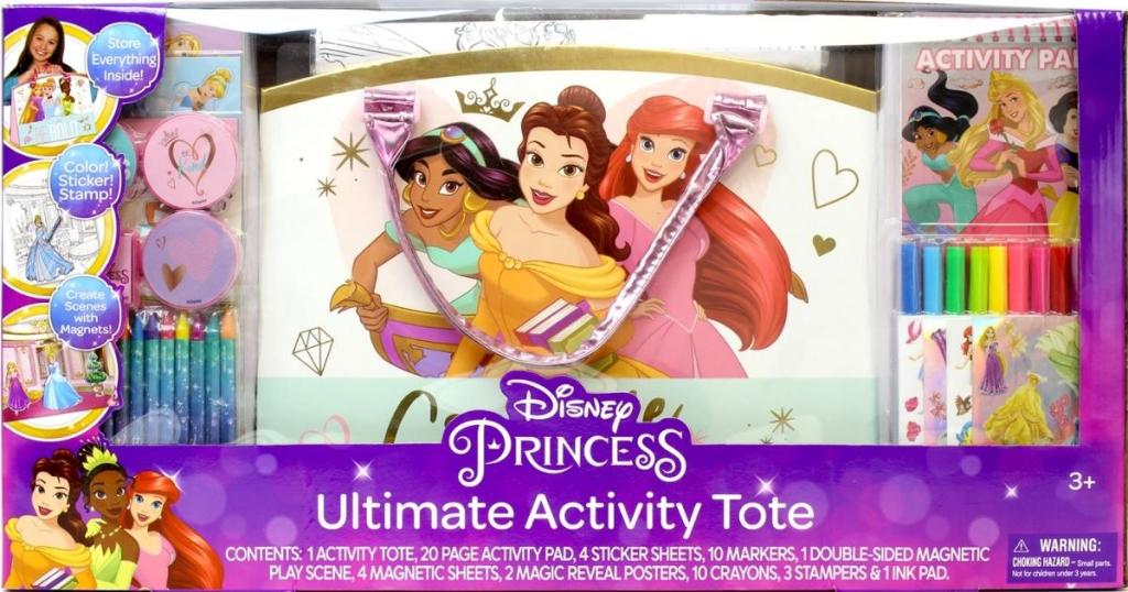 disney princess ultimate activity tote with 100 pieces