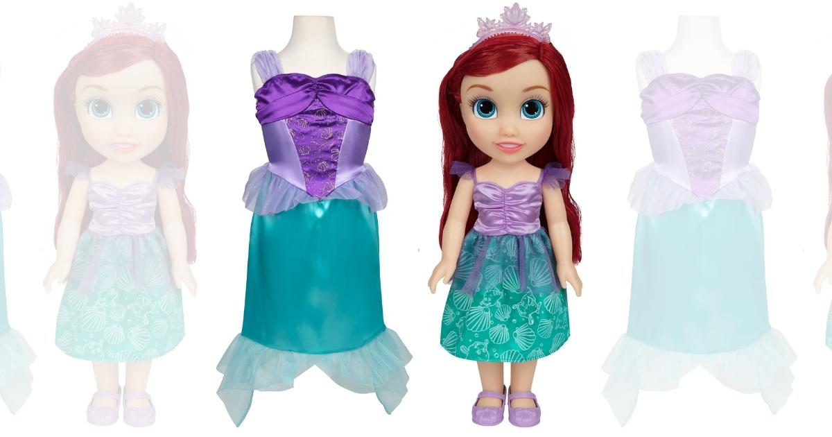 Disney Princess My Friend Ariel Doll with Child Size Dress Gift Set