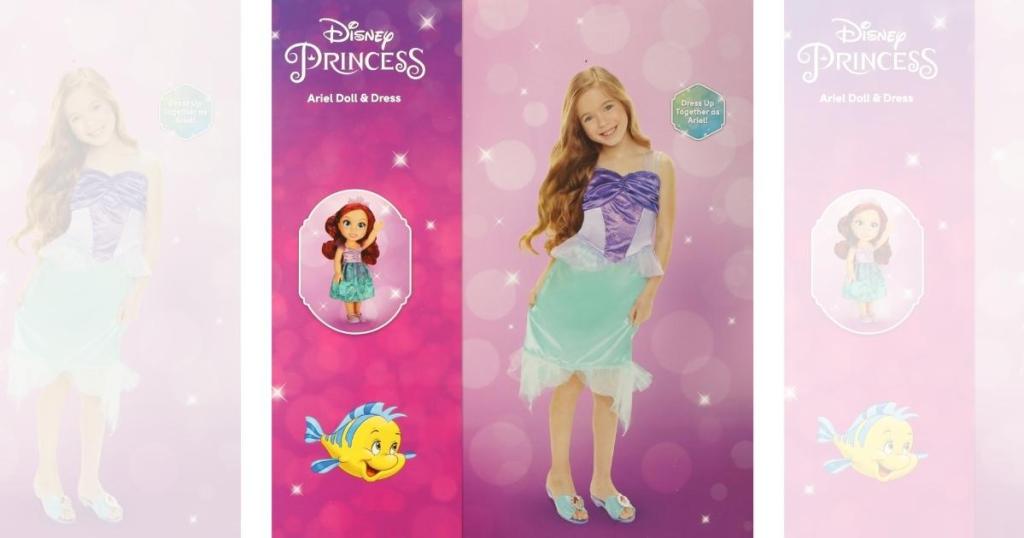 Disney Princess My Friend Ariel Doll with Child Size Dress Gift Set