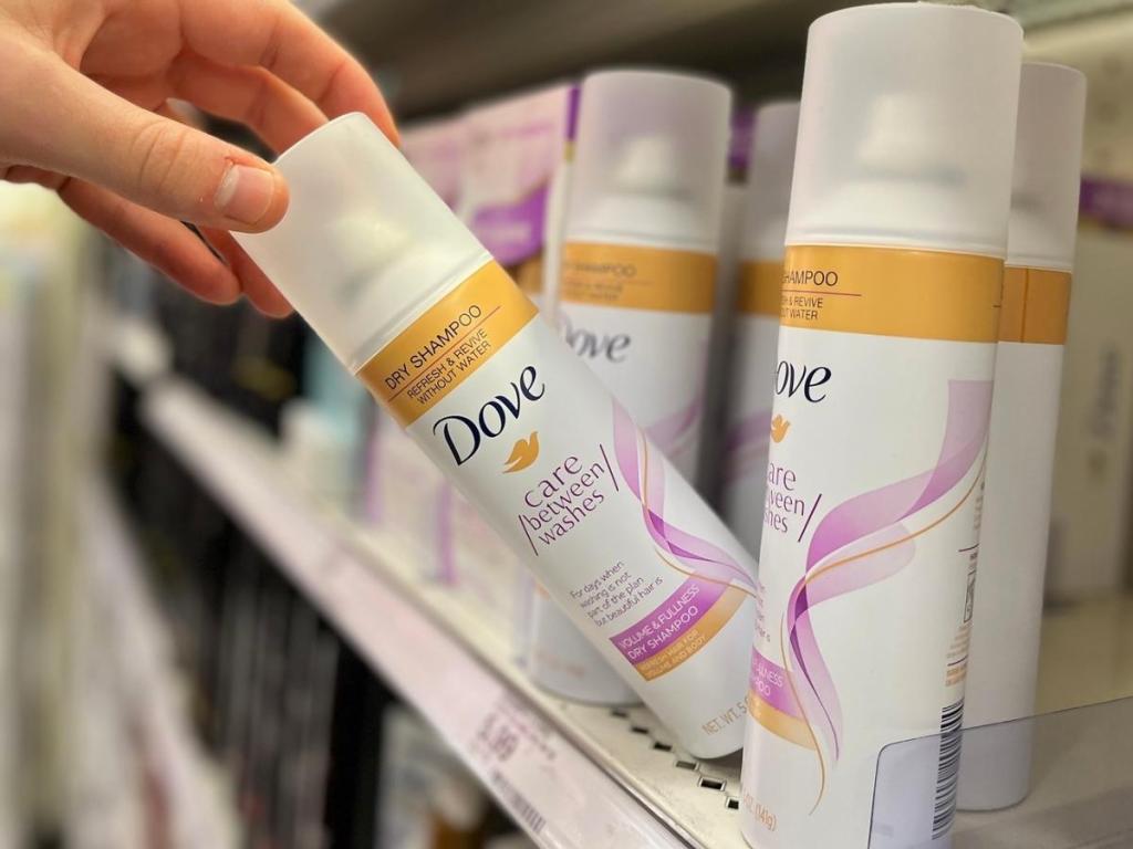 dove refresh and volumizing dry shampoo in store