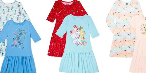 Girls Dresses 2-Packs from $5 on Walmart.online (Just $2.50 Each) | Disney, Baby Yoda, & More