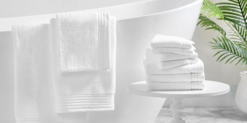 Hotel Style Egyptian Cotton Towels 10-Piece Set ONLY $14.98 on Walmart.online (Just $1.50 Each)