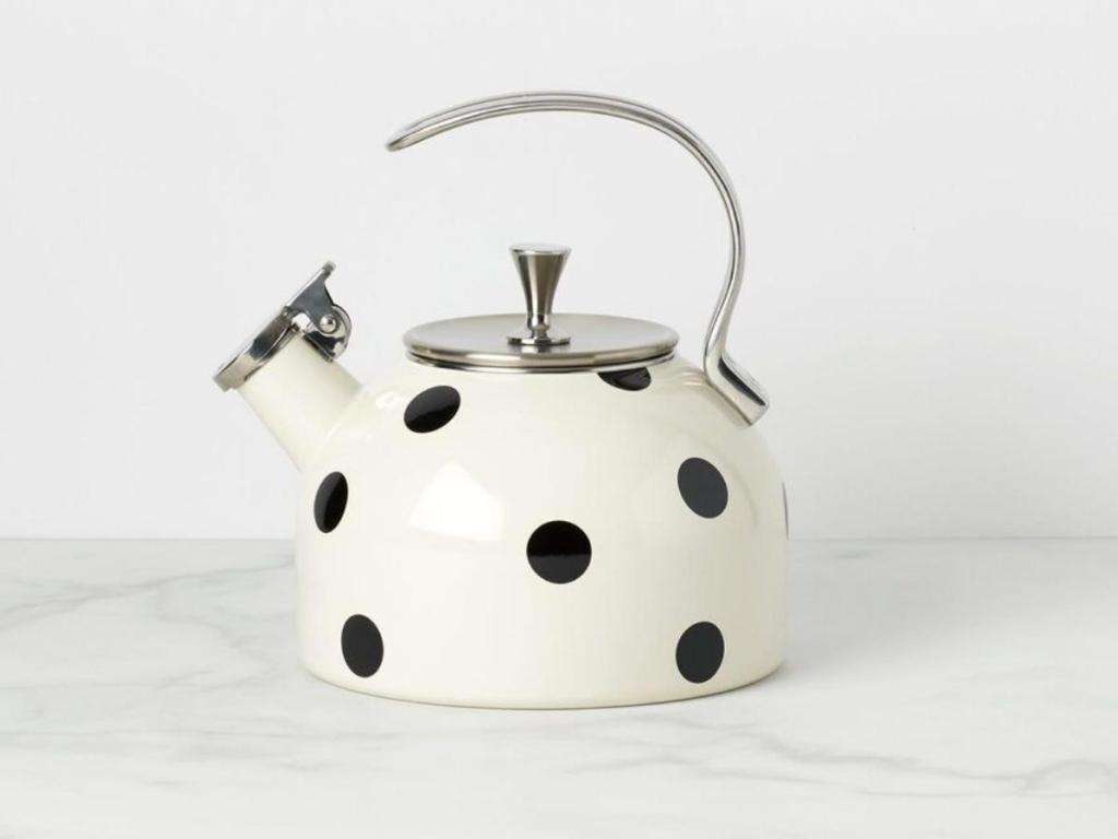 kate spade scatter dot tea kettle