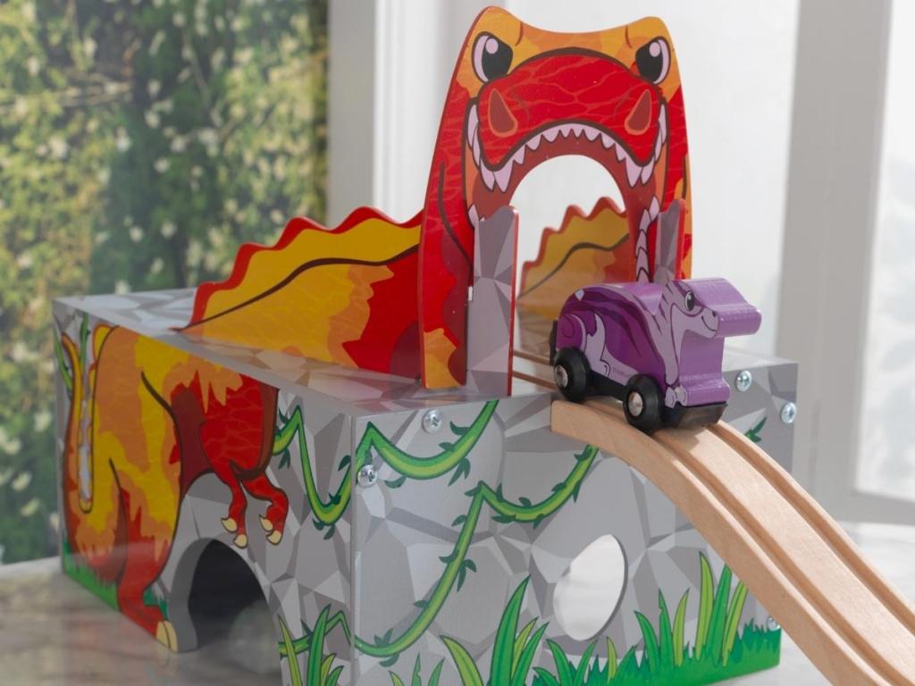 kidkraft adventure tracks dino world playset