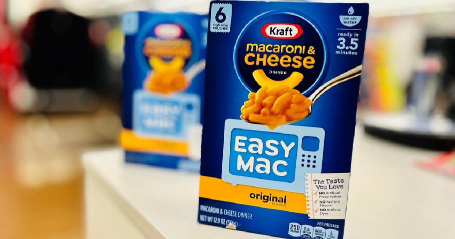 Kraft Mac & Cheese Easy Mac 6-Count Only $2.54 Shipped on Amazon