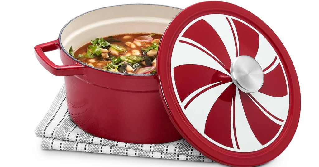 Matha Stewart collection Peppermint dutch oven