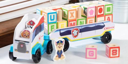 Melissa & Doug Paw Patrol Wooden Block Truck Only $16 on Amazon (Regularly $27)